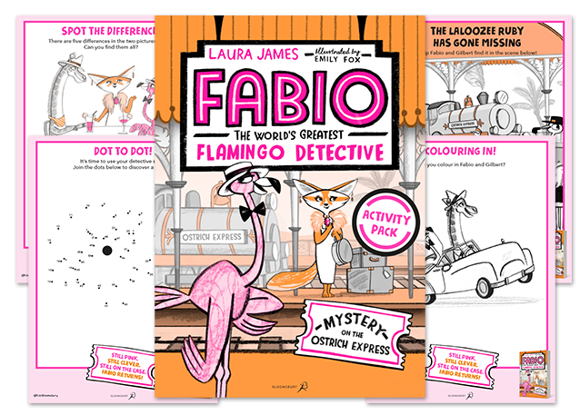 Fabio: Mystery on the Ostrich Express activity pack