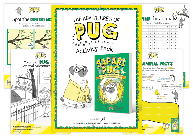 Captain Pug activity pack